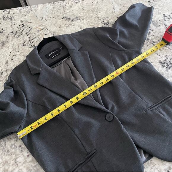 Torrid Grey Studio Ponte Tailored Fit Blazer Jacket 2X 11269061 - Picture 10 of 14